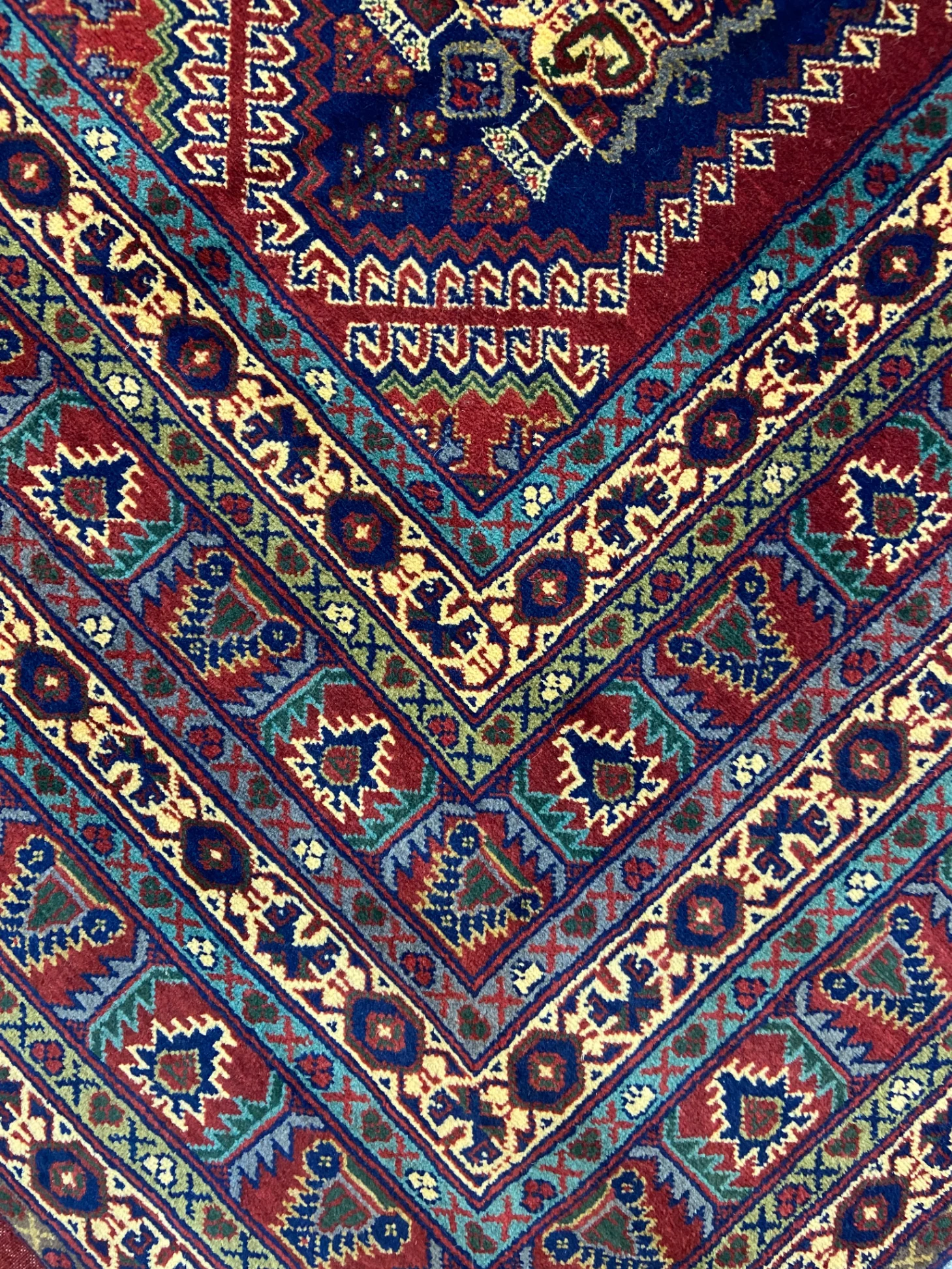 Samarqand Tribal Mosaic Rug thumbnail 2