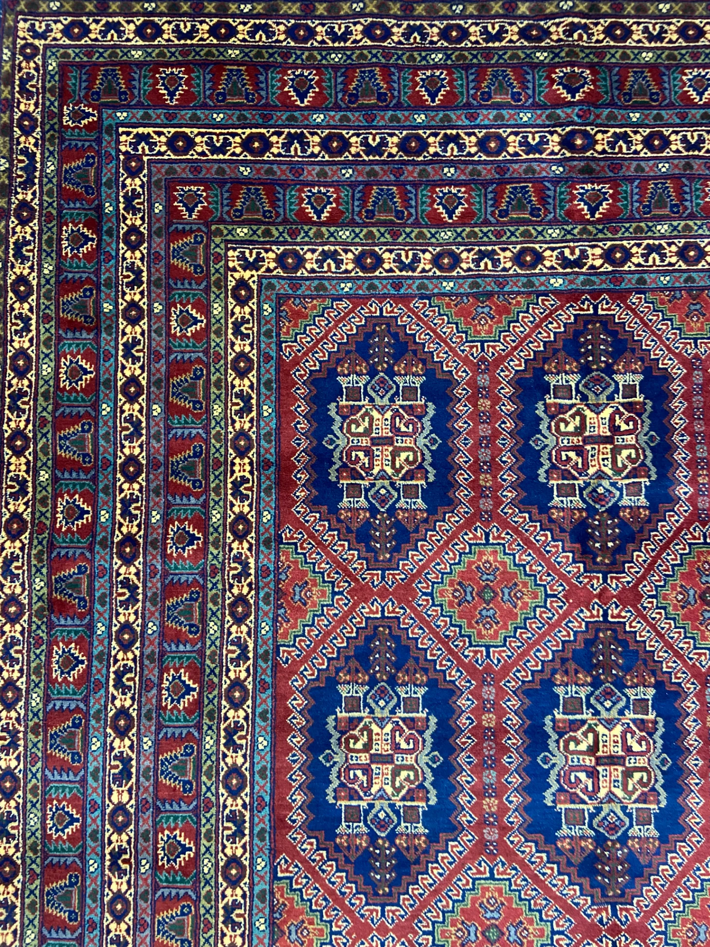 Samarqand Tribal Mosaic Rug thumbnail 3
